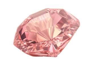 heart shaped diamond on transparent background