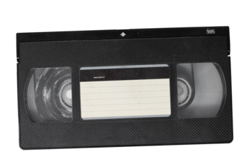 vhs retro video isolated cassette vintage