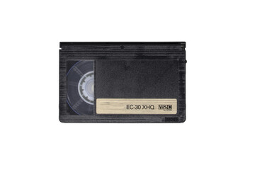 vhs retro video isolated cassette vintage