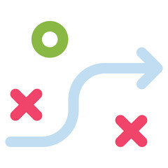strategy icon for illustration