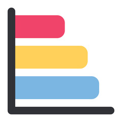 Obraz premium chart icon for illustration