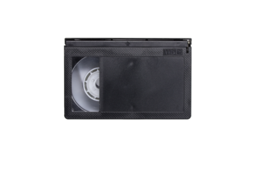 vhs retro video isolated cassette vintage