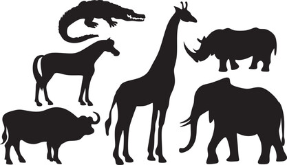 ANIMALS VECTOR SILHOUETTES