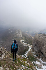 Bajando del pico de San Tirso