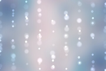 pastel background frozen with snow flakes and bokeh 