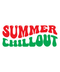 Summer Chillout Retro SVG