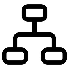 organization icon for illustration