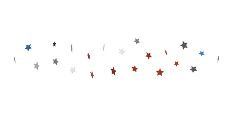 Stars - American national colors. USA Presidents Day, American Labor day, Memorial Day, US election concept.