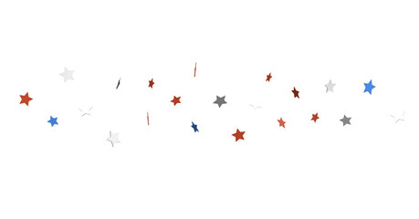 Stars - American national colors. USA Presidents Day, American Labor day, Memorial Day, US election concept.
