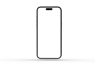 smartphone  With Blank Screen in 3d