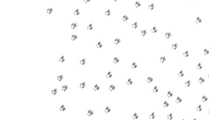 Obraz premium Stars - silver stars -