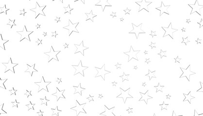 Stars - silver stars -