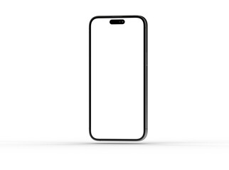 smartphone  With Blank Screen in 3d