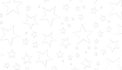 Stars - silver stars -
