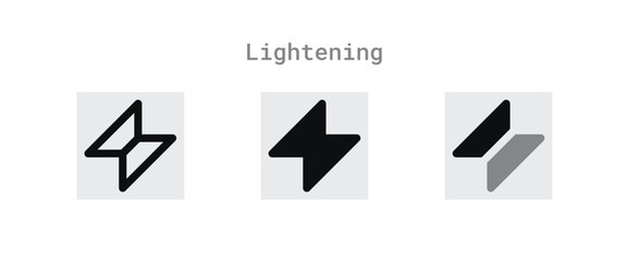 Lightening Icons Sheet