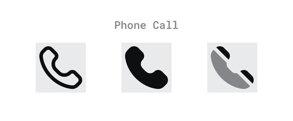 Phone Call Icons Sheet