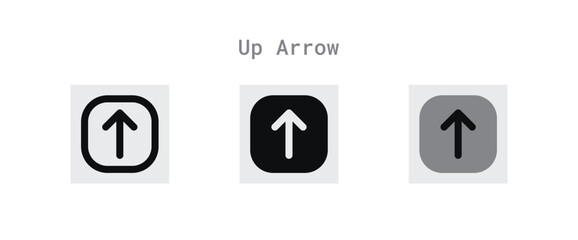 Up Arrow Icons Sheet