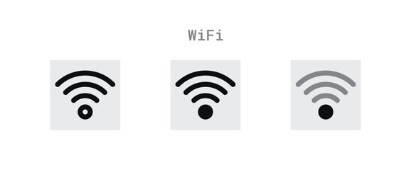 WIFI Signal Icons Sheet