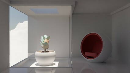 modern interior design 3d