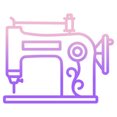 Obraz premium sewing machine retro icon