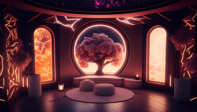 luogo di meditazione nel metaverso