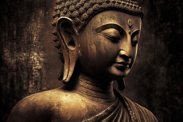 Buddha Statue, Generative ai - obrazy, fototapety, plakaty