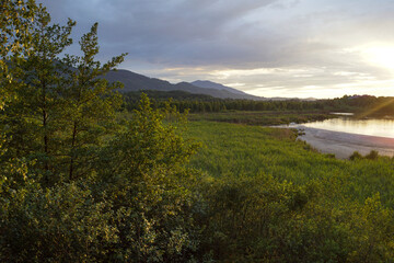 lake in the mountains