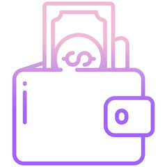 Fototapeta premium Wallet icon