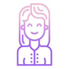 Woman avatar icon