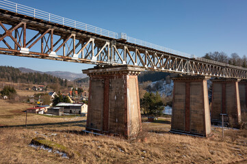 Most Nowa Ruda Zatorze. Linia kolejowa nr 286. © Tomasz Warszewski