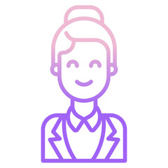 Woman avatar icon