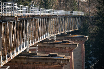 Most Nowa Ruda Zatorze. Linia kolejowa nr 286. © Tomasz Warszewski