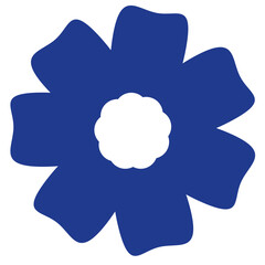 Flower shape illustration