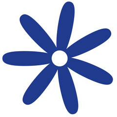 Flower Shape flat illustration