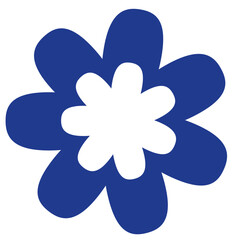 Flower shape illustration