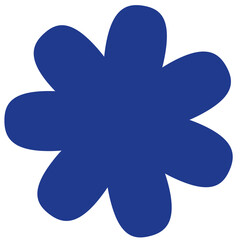 Flower Shape flat illustration