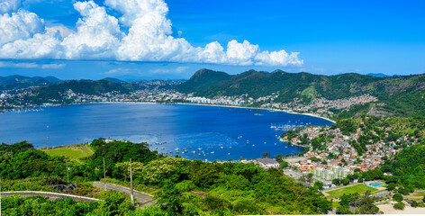 Rio Branco and Fora Beaches in Niteroi, Brazil