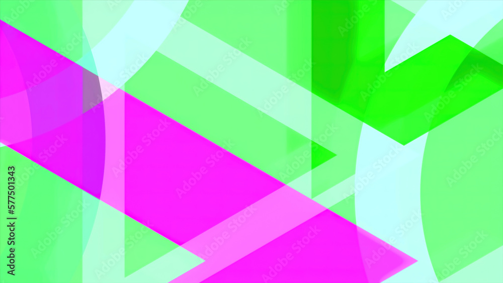 Aufkleber moving geometric shapes for insertion. motion. triangular shapes move in animated background. stylis