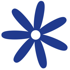 Flower Shape flat illustration