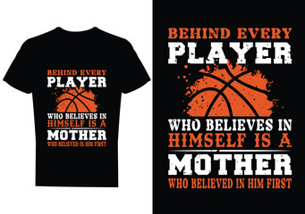 Basketball t-shirt design 