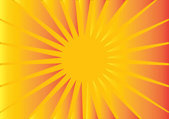 abstract background with sun