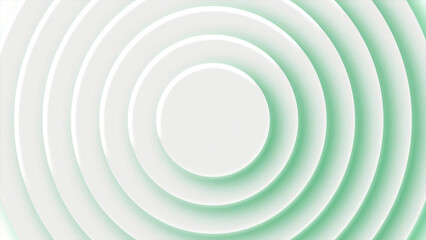Obraz premium Background of pulsating rings. Motion. Beautiful rings pulsate in rhythm of beat or tempo. Musical bit of the speakers in form of rings