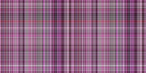 Viva magenta tartan seamless border. Gingham plaid kitchen cloth in color of the year 2023. Gingham trim. 