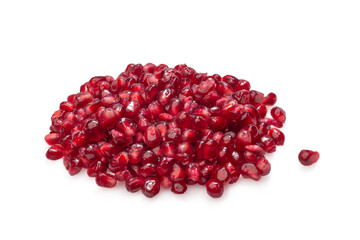 pomegranate  seeds isolated, png file