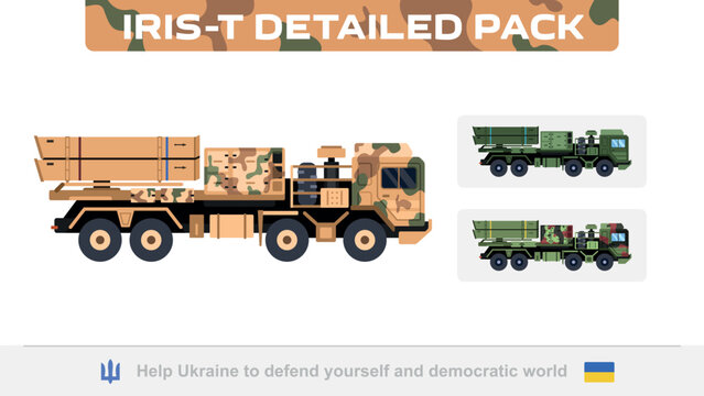 Vector IRIS&ndash;T SLM. Surface-to-air missile system. Air defense system. Antimissile system. IRIS-T system