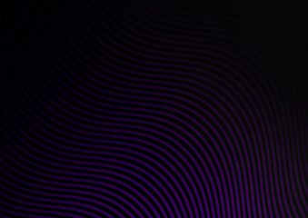 Black background with violet stripes waves wallpaper