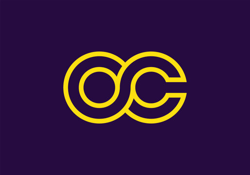 this is a letter oc logo design for your business