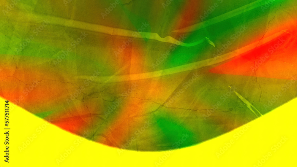 Aufkleber Animation with striped transitions and colorful rays. Motion. Colorful animated background for transitions and inserts. Horizontal stripes move on background of rotating colorful rays