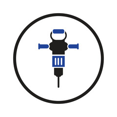 Electronic tools road drill icon