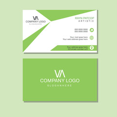 Modern Creative Business Card Template Design 